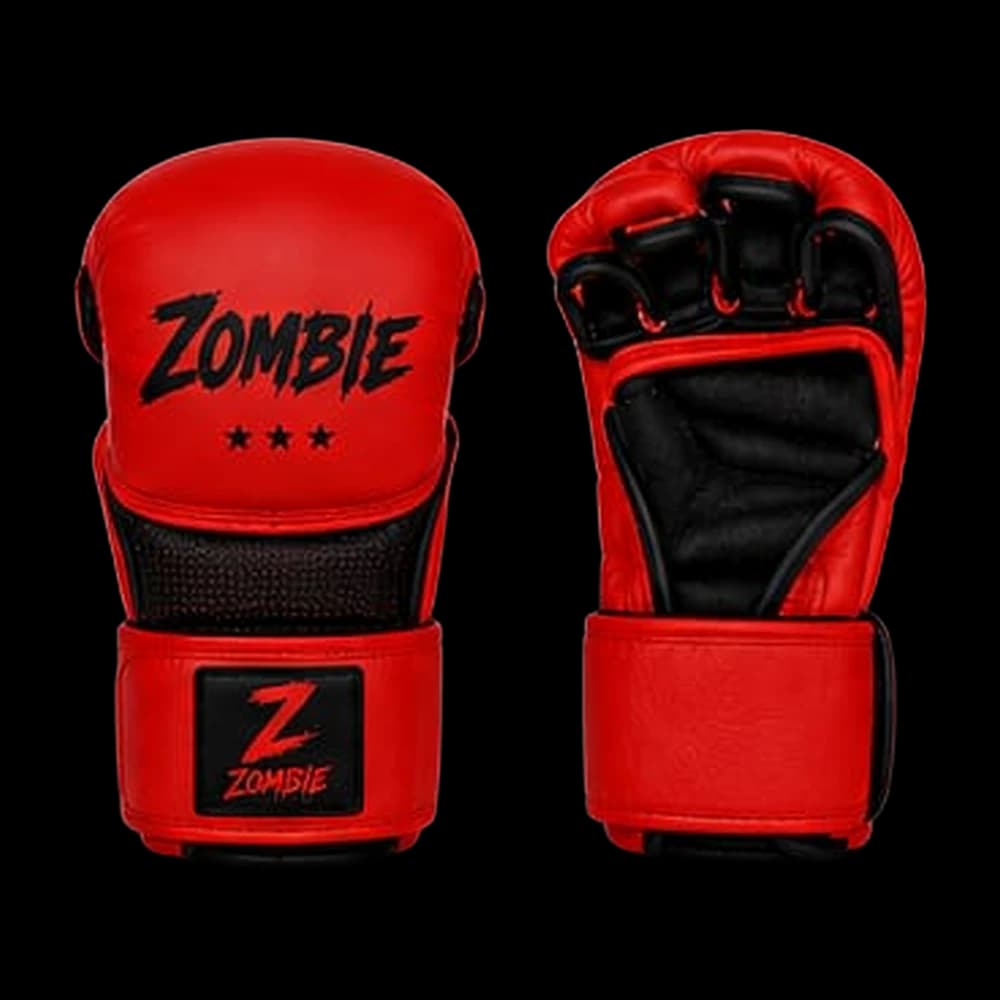 GUANTES MMA ZOMBIE SPARRING · ROJO
