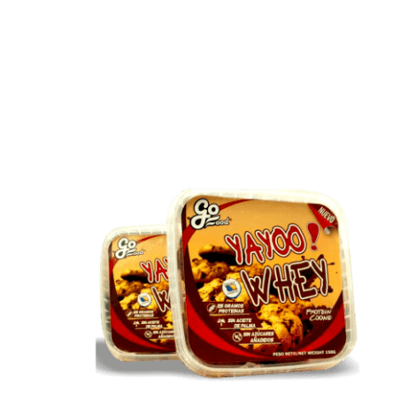 GALLETAS YAYOO WHEY PROTEIN COOKIES 150GR GO FOOD, CHOCOLATE