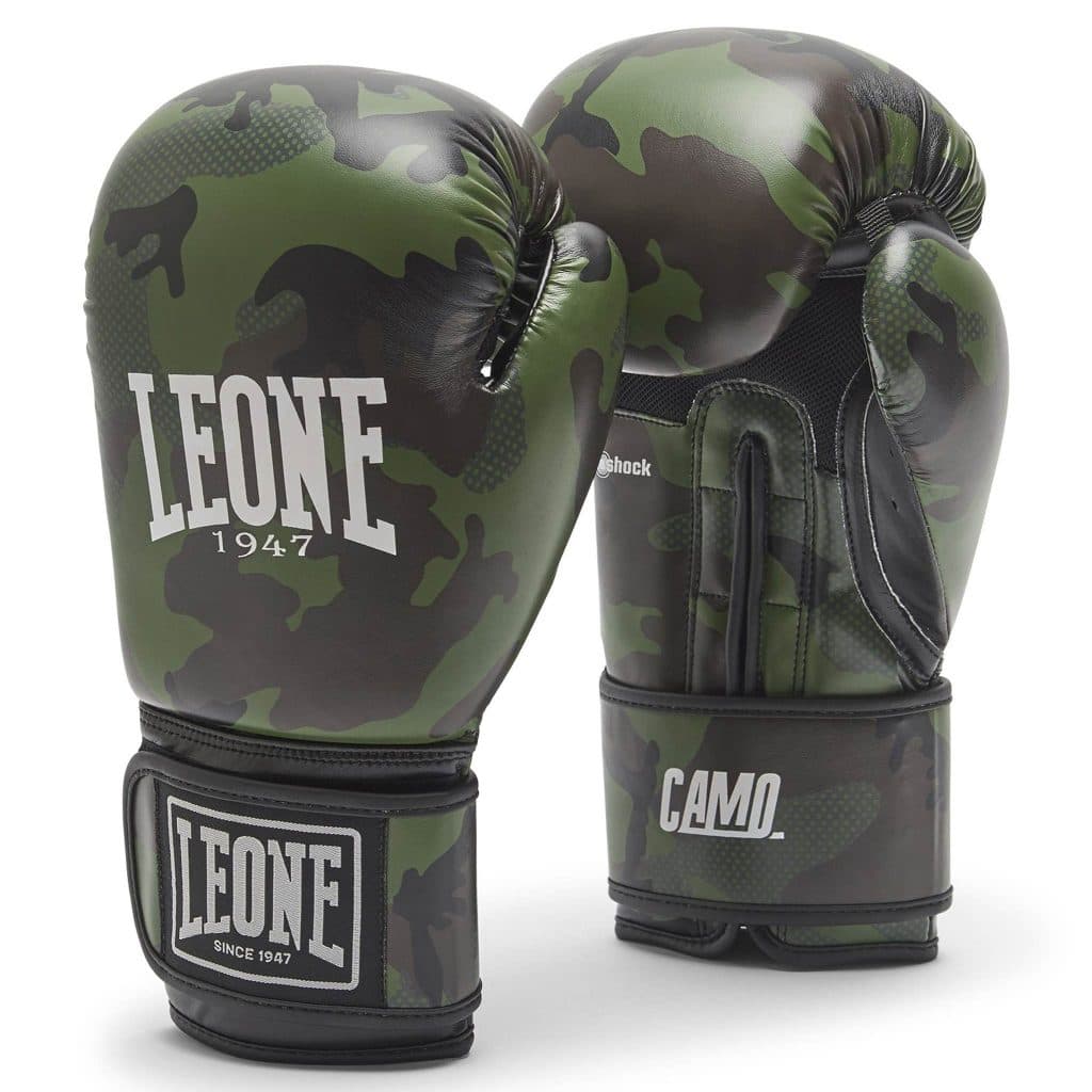 Guantes de Boxeo Leone 1947 "Camouflage"Color Verde